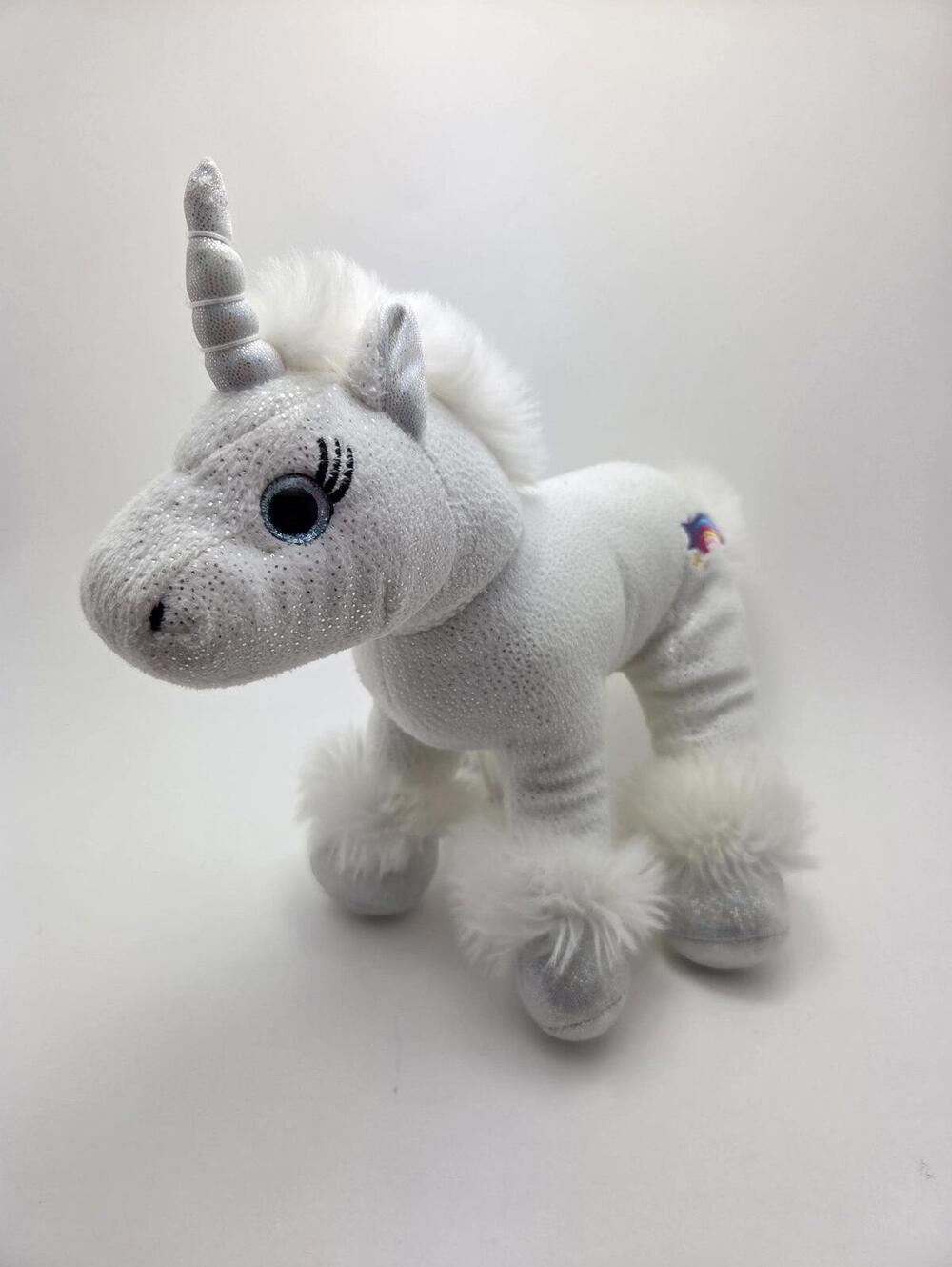Adorable Vintage Webkinz "Astra" the White Unicorn Plush(10 inch)